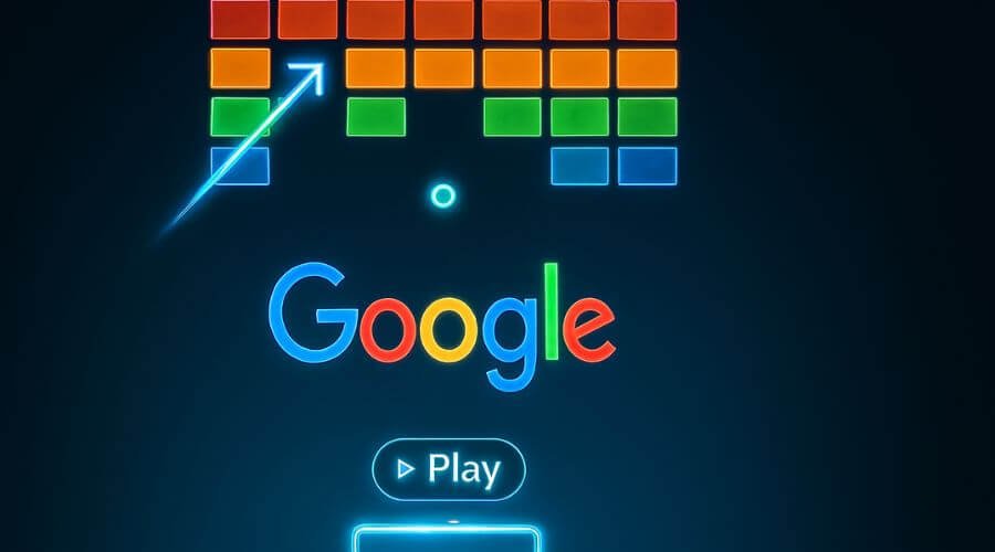 Google Block Breaker Game