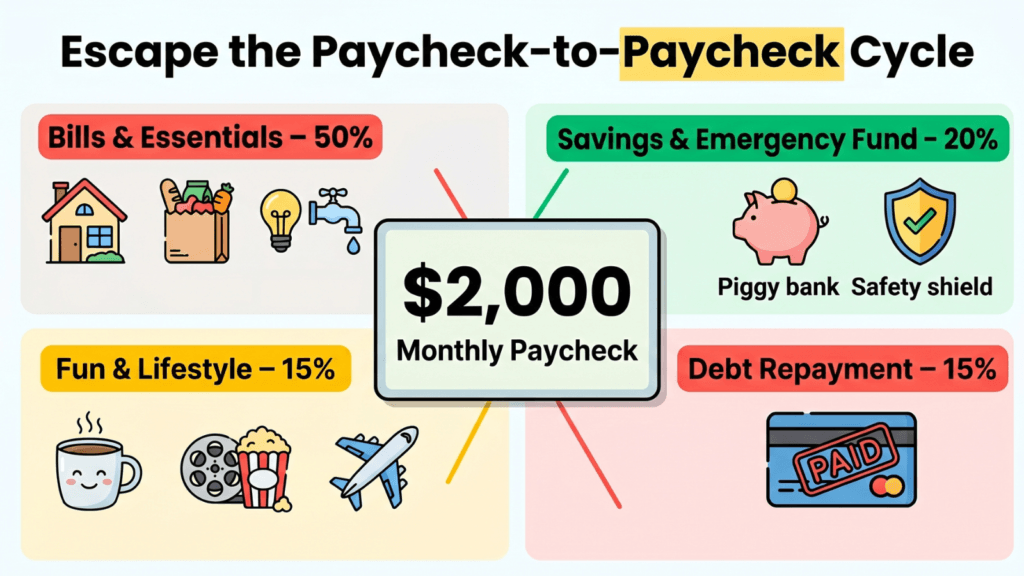 stop living paycheck to paycheck
